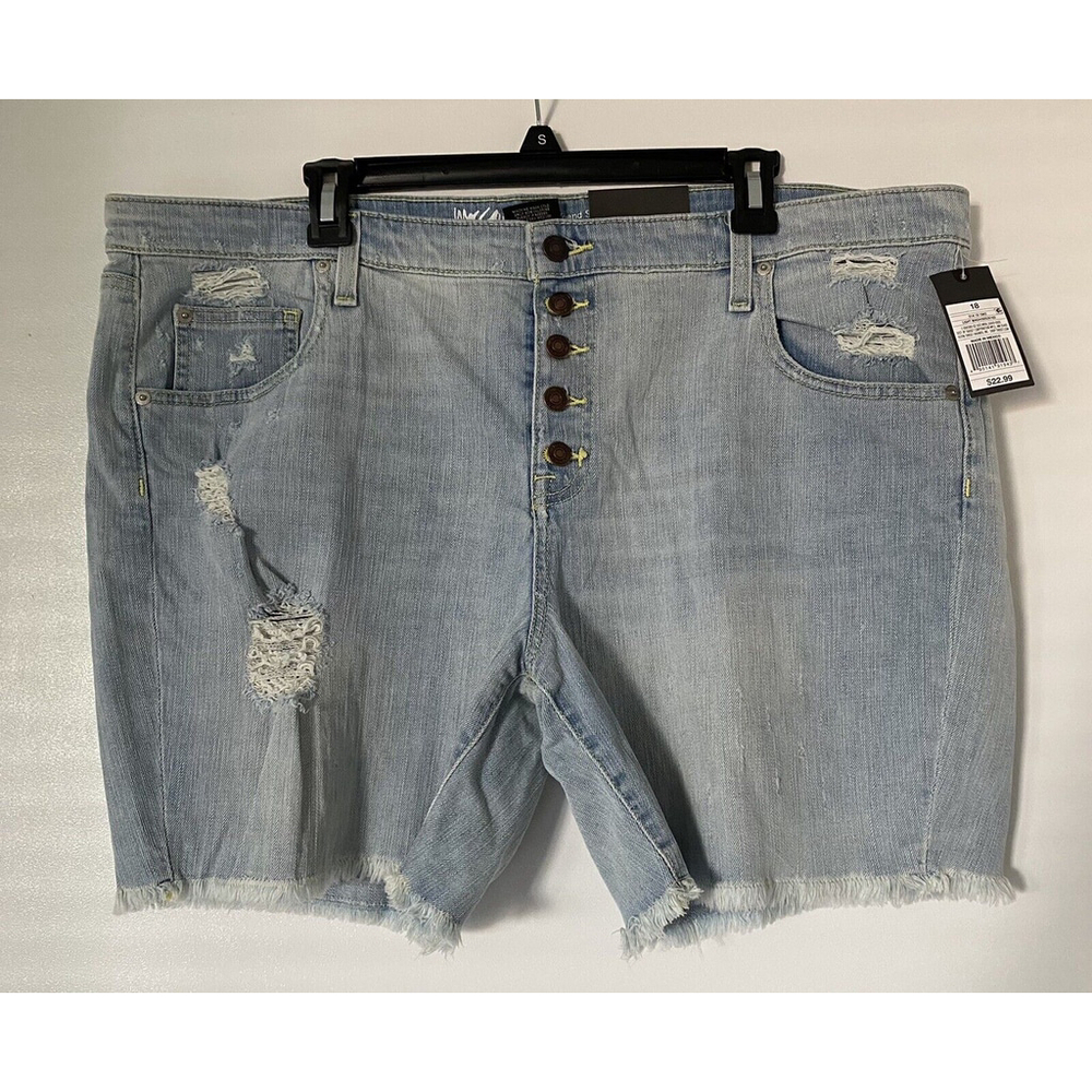 Mossino Women’s Low-rise Boyfriend Shorts Jeans Size 18